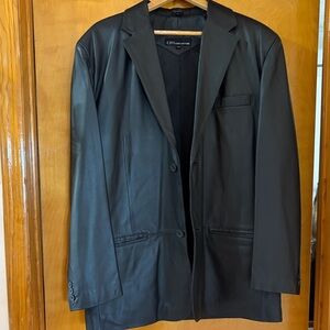 Jones New York Black Leather Jacket